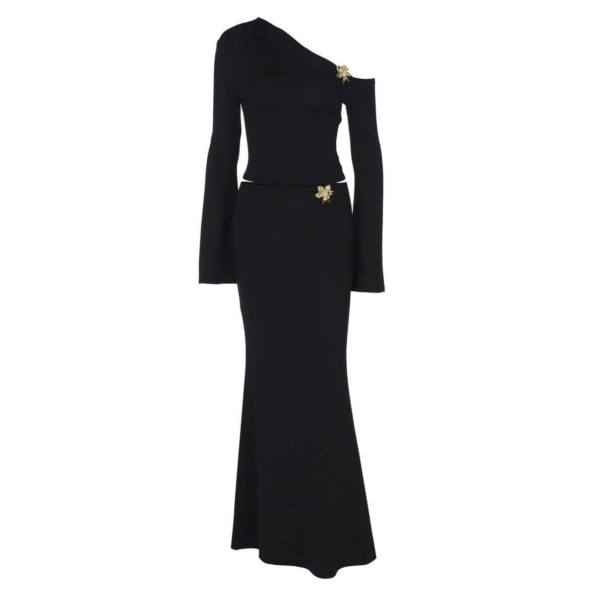 Karina | Elegante Set met Top en Maxi Rok