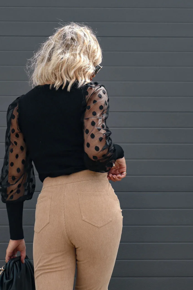 Zariam - Casual Grijze Hoge Taille Uitlopende Broek Met Verstelbare Tailleband Voor Vrouwen