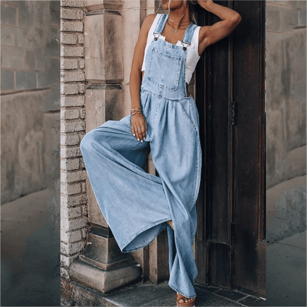 Rianne - Dames Denim Jumpsuit