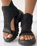 Gebreide Zomer-Slippers | Dames Slippers met Flexibele Pasvorm en Dempende Zool