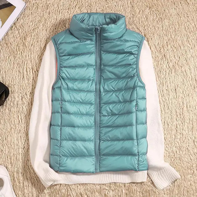 Ultralichte Donsbodywarmer | Dames bodywarmer met lichtgewicht warmte en stijlvol design