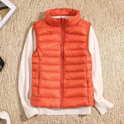 Ultralichte Donsbodywarmer | Dames bodywarmer met lichtgewicht warmte en stijlvol design
