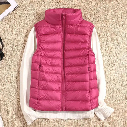 Ultralichte Donsbodywarmer | Dames bodywarmer met lichtgewicht warmte en stijlvol design
