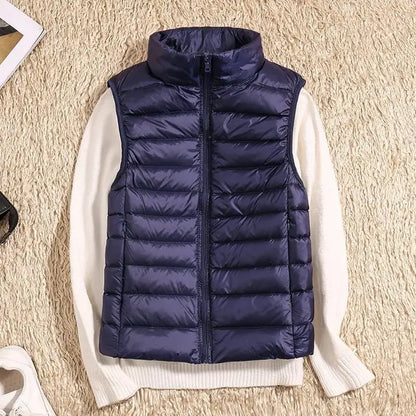 Ultralichte Donsbodywarmer | Dames bodywarmer met lichtgewicht warmte en stijlvol design