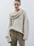 Oversized Wollen Trui | Dames Trui met Ademend Warmtecomfort en Klassiek Breipatroon