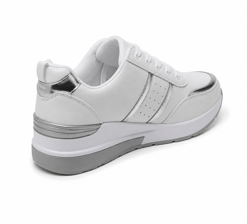 Babine | Dames Sneakers – Lichtgewicht Platform Sneakers met Ademend Mesh en T-Strap Design
