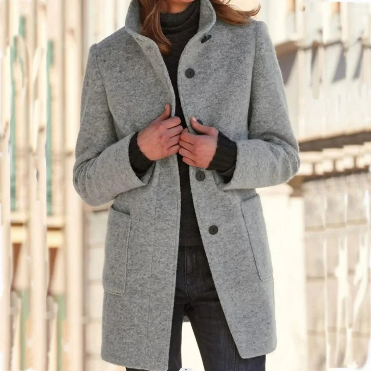 Lotte Damesjas Winter | Wolmix, Tijdloos en Flatterend