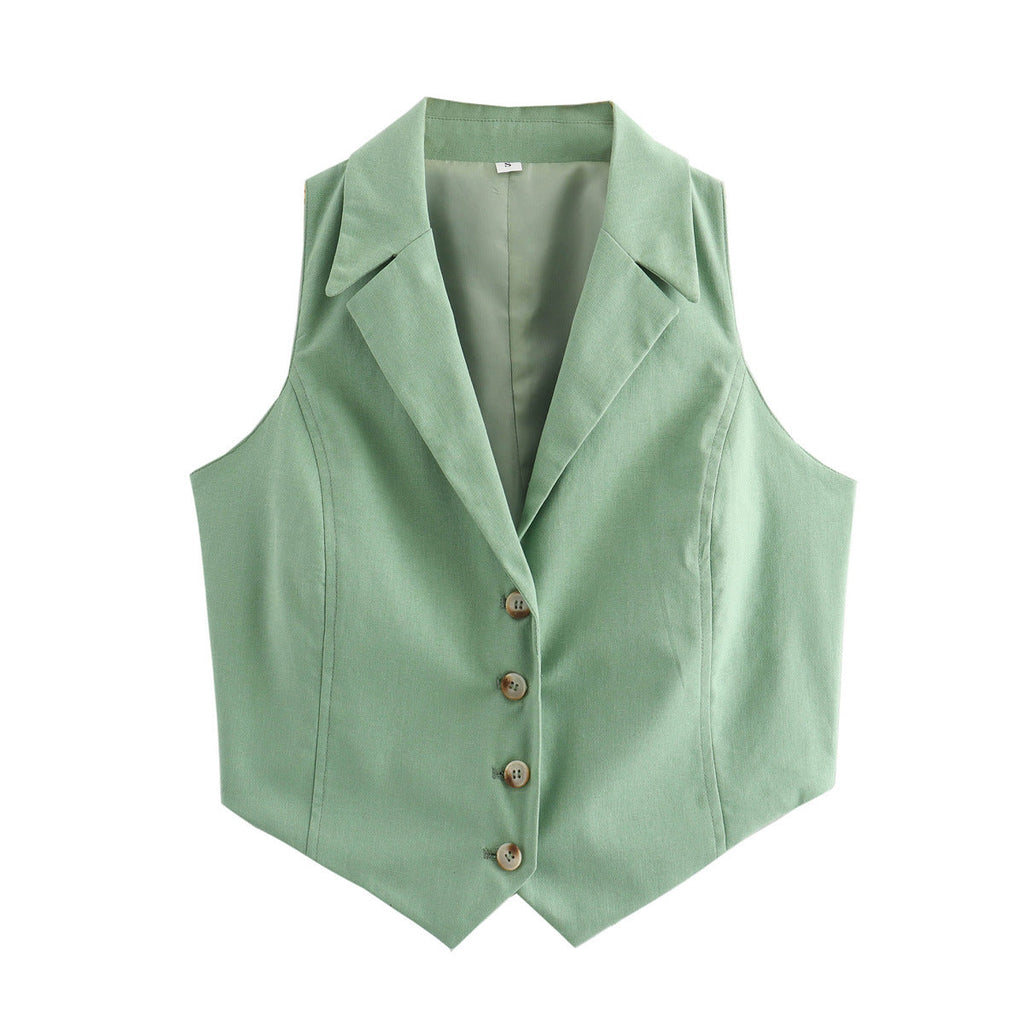 Dames Gilet – Klassiek Stijlvol met Knoopsluiting en Comfortabele Pasvorm - Kim