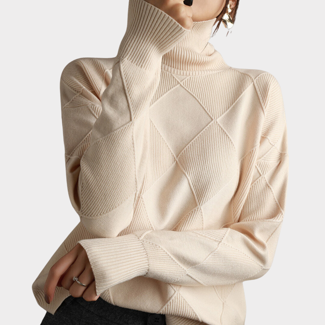Elisabetta | Dames Coltrui, 100% Kasjmier, Warm & Elegant