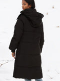 Lange Winterjas | Dames Winterjas met Capuchon en Gevoerd Isolerend Design