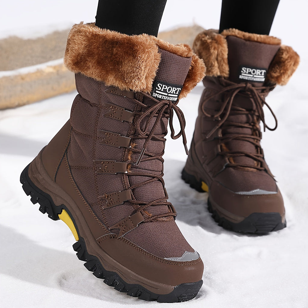 Dames Waterdichte Winterlaarzen – Warm, Casual voor Koude Dagen