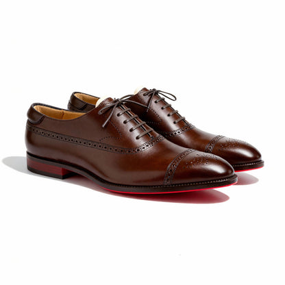 Heren Slim Fit Schoen – Klassiek Ontwerp met Vetersluiting voor Formele Gelegenheden