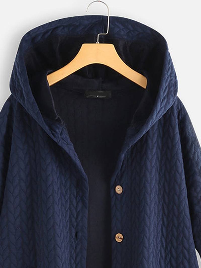 Dames Warme Wintermantel – Comfortabel, Waterafstotend, Casual voor Koud Weer