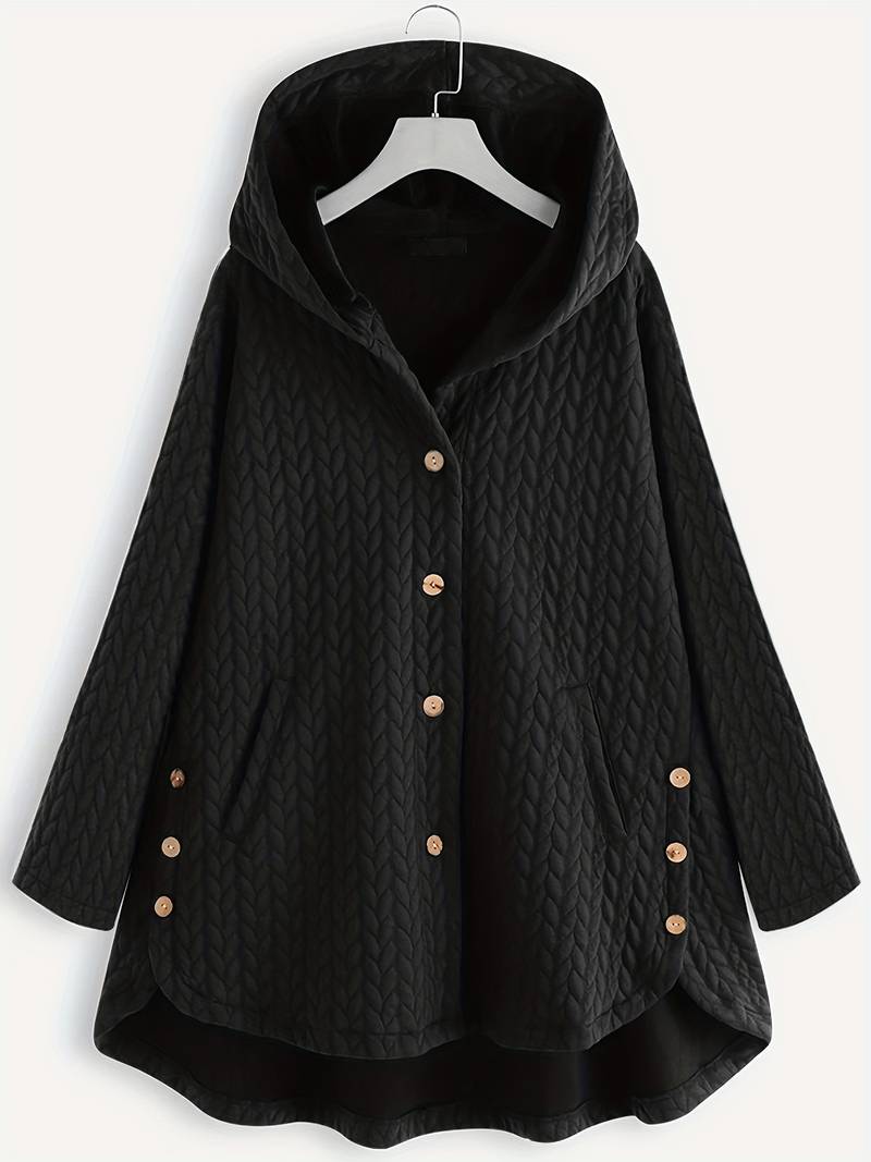 Dames Warme Wintermantel – Comfortabel, Waterafstotend, Casual voor Koud Weer