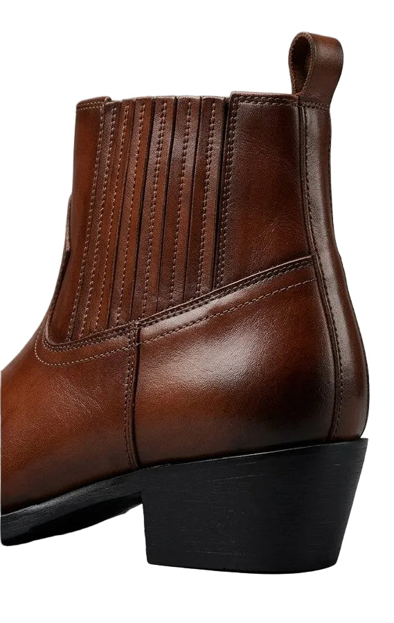 Unisex Cowboylaarzen van Echt Leer met Borduurwerk | Westerse Laarzen voor Mannen & Vrouwen