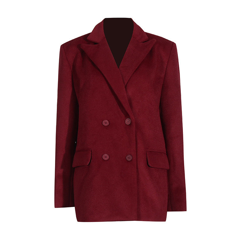 Lizzie Blazer | Dames blazer met ceintuur in luxe wolmix en getailleerd model