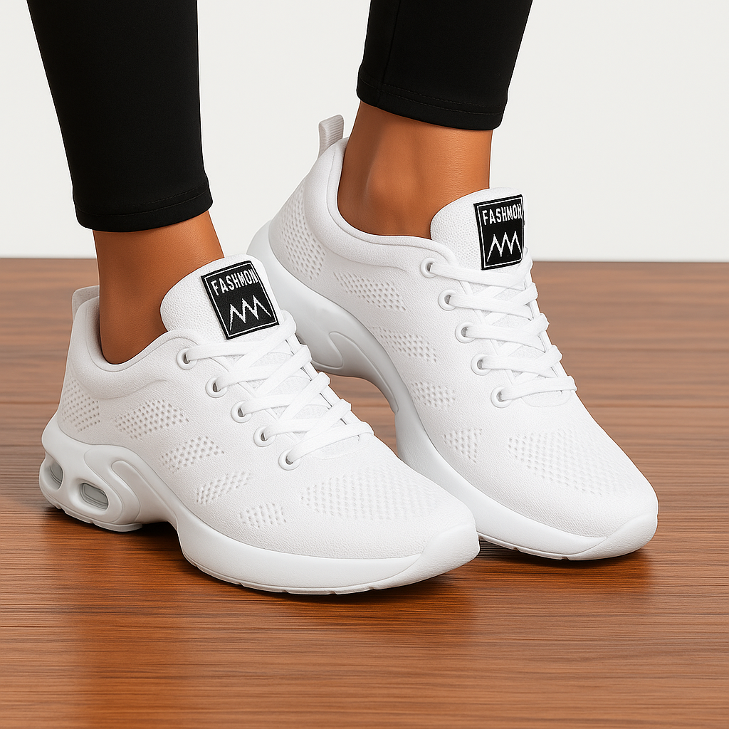 Dames Wandel- en Werkschoenen – Lichtgewicht Sneakers met Orthopedische Zool & Air Cushion