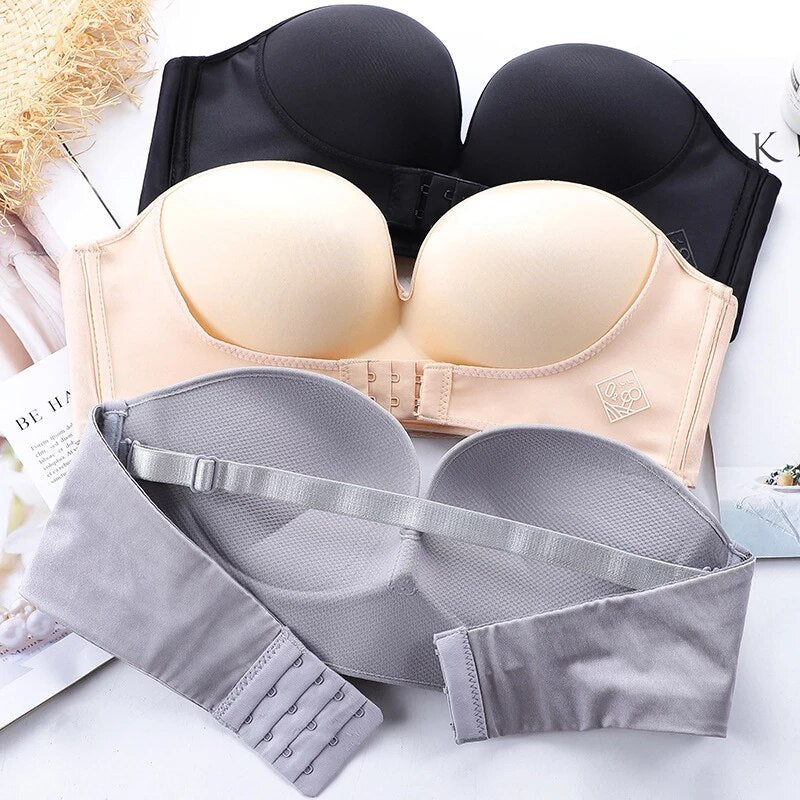 Comfortabele Strapless BH – Naadloze Ondersteuning Zonder Bandjes, Perfecte Pasvorm