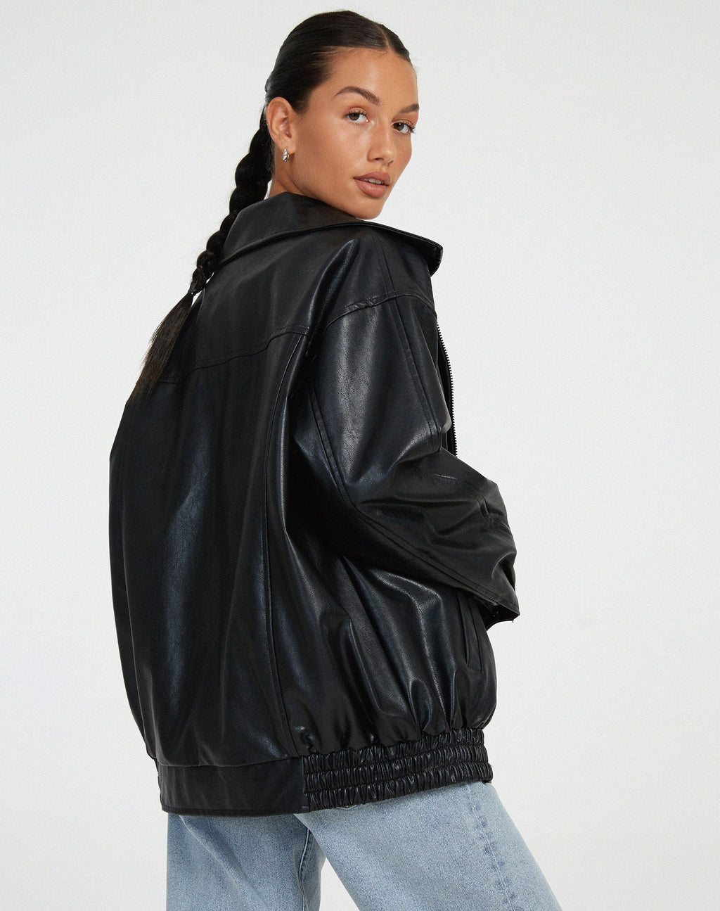 Dames Oversized Jas – Met Rits, Geschikt voor Lente en Herfst