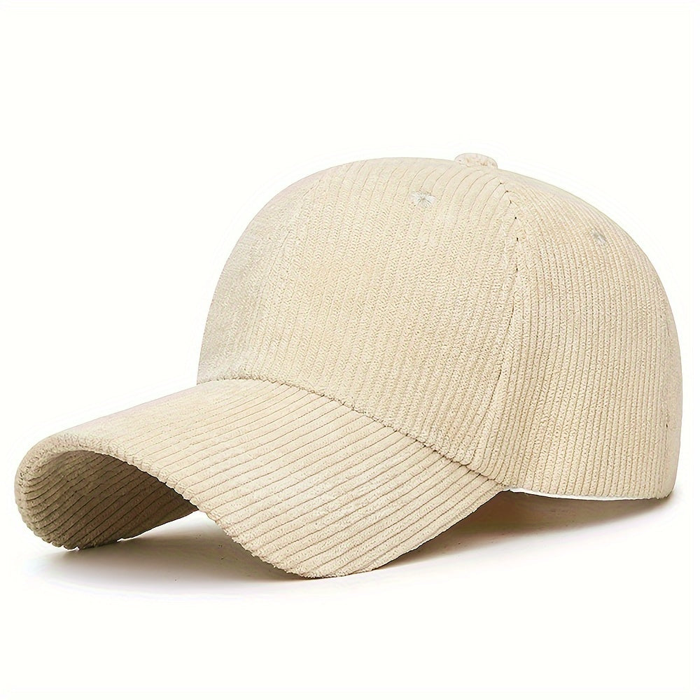 Ribfluwelen Unisex Baseballpet