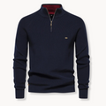 Ronnie | Men's Half-Zip Ribbed Knit Sweater - Image 1