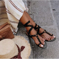 Gladiator Sandalen | Leren dames sandalen met verstelbare bandjes en klassiek zomers design