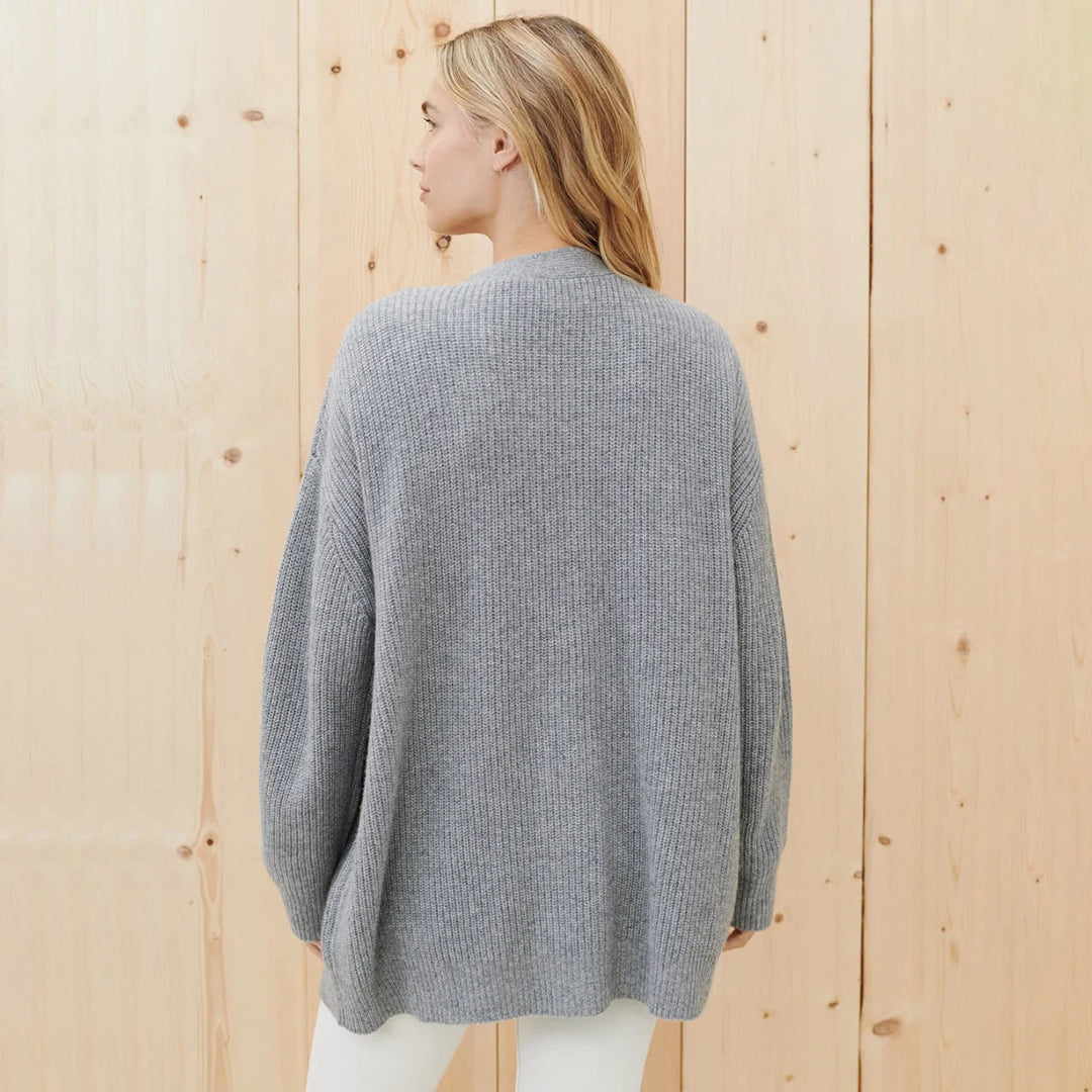 Gina Dames Vest | Zachte Wolmix , Oversized Zwart Vest Dames