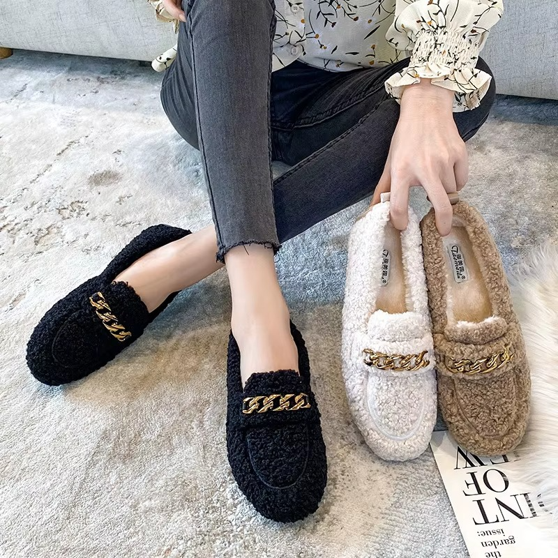 Dames Comfortabele Slippers – Zwart Suède, Casual Schoeisel voor Thuis en Vakantie