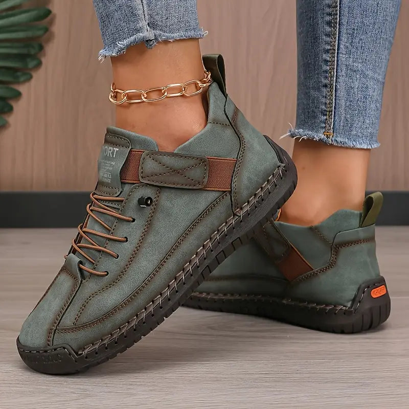 Marley Sneakers | Dames Comfortabele Sneakers Lichtgewicht en Ademend Leer