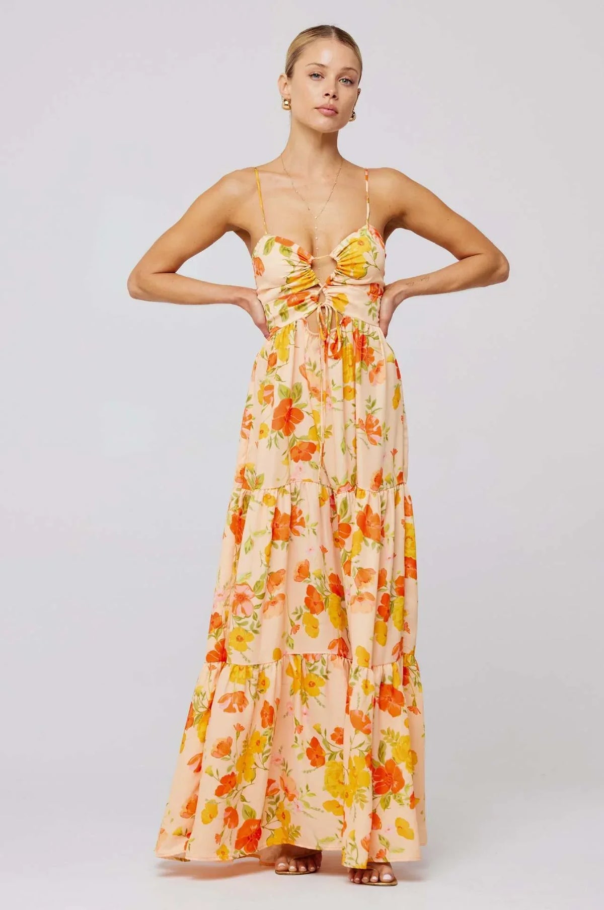 ELIN | Cut-Out Maxi Jurk voor Dames
