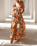 Zomerjurk Dames – Romantische Bloemenprint en Ruches voor een Zomerse Look