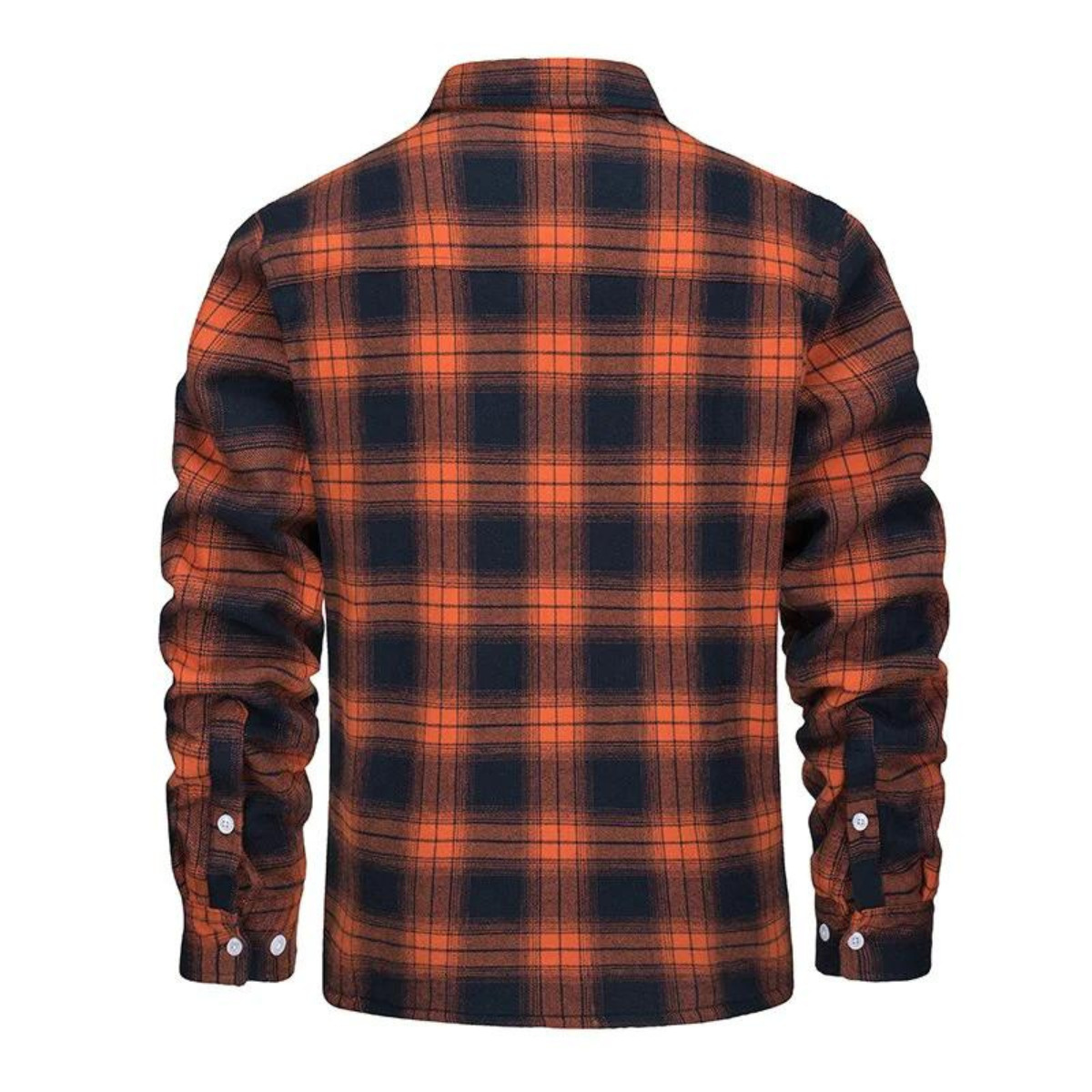 Derrick | Men's Sherpa Lined Plaid Shirt Jacket - Image 1