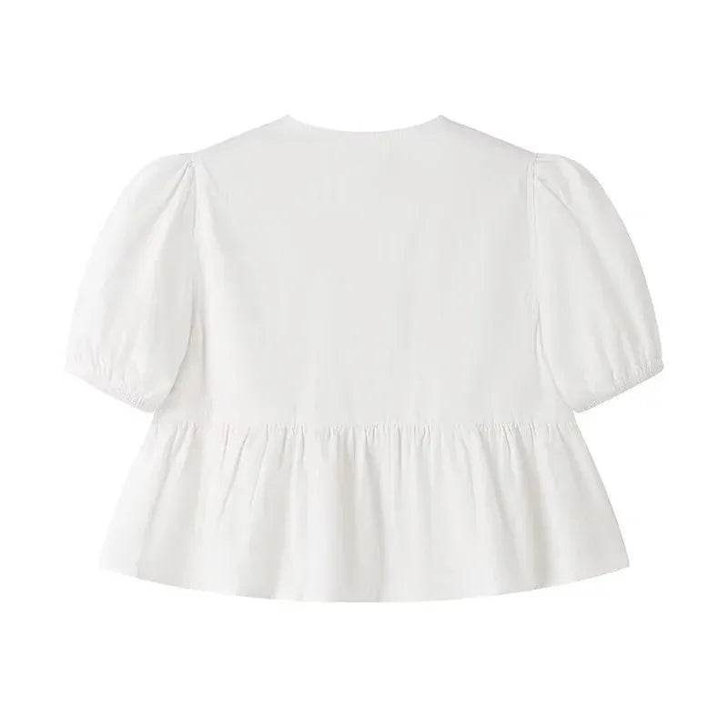 Petronelle – Crop Top – Comfortabele Katoenmix – Trendy Design