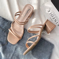 Dames Elegante Sandalen met Hakken en Doorzichtige Bandjes