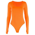 Alessia | Neon Oranje Bodysuit voor Dames
