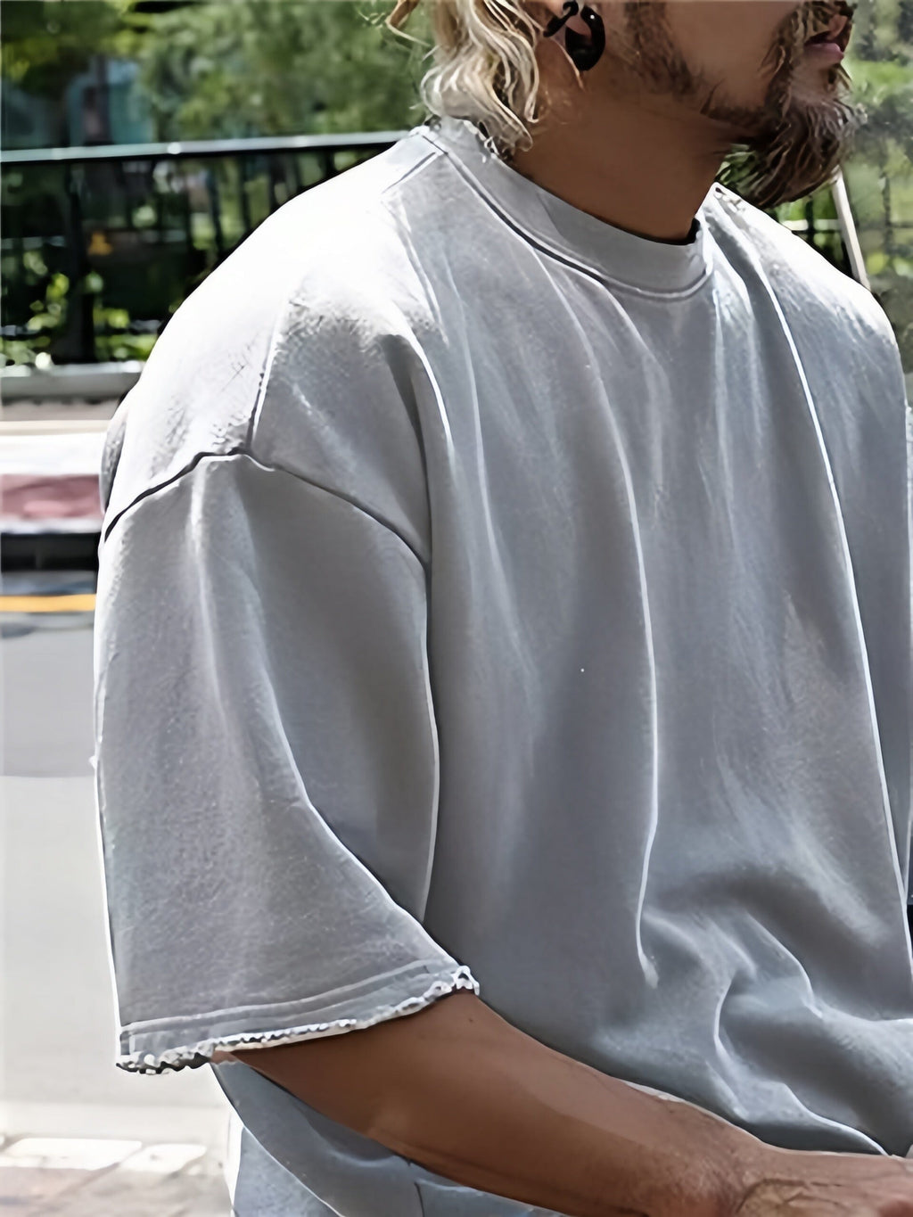 Heren Oversized Set – Casual voor Dagelijks Gebruik, Geschikt voor Sportieve Activiteiten