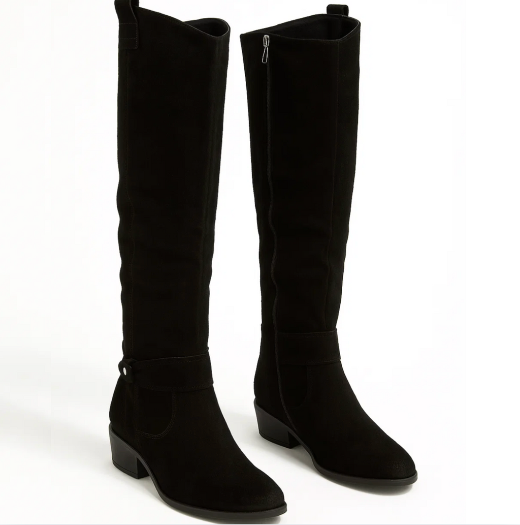 Britt Suede Laarzen Dames | Elegante en Comfortabele Pasvorm, 3 cm Hak