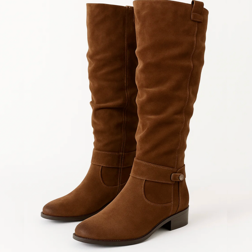 Britt Suede Laarzen Dames | Elegante en Comfortabele Pasvorm, 3 cm Hak