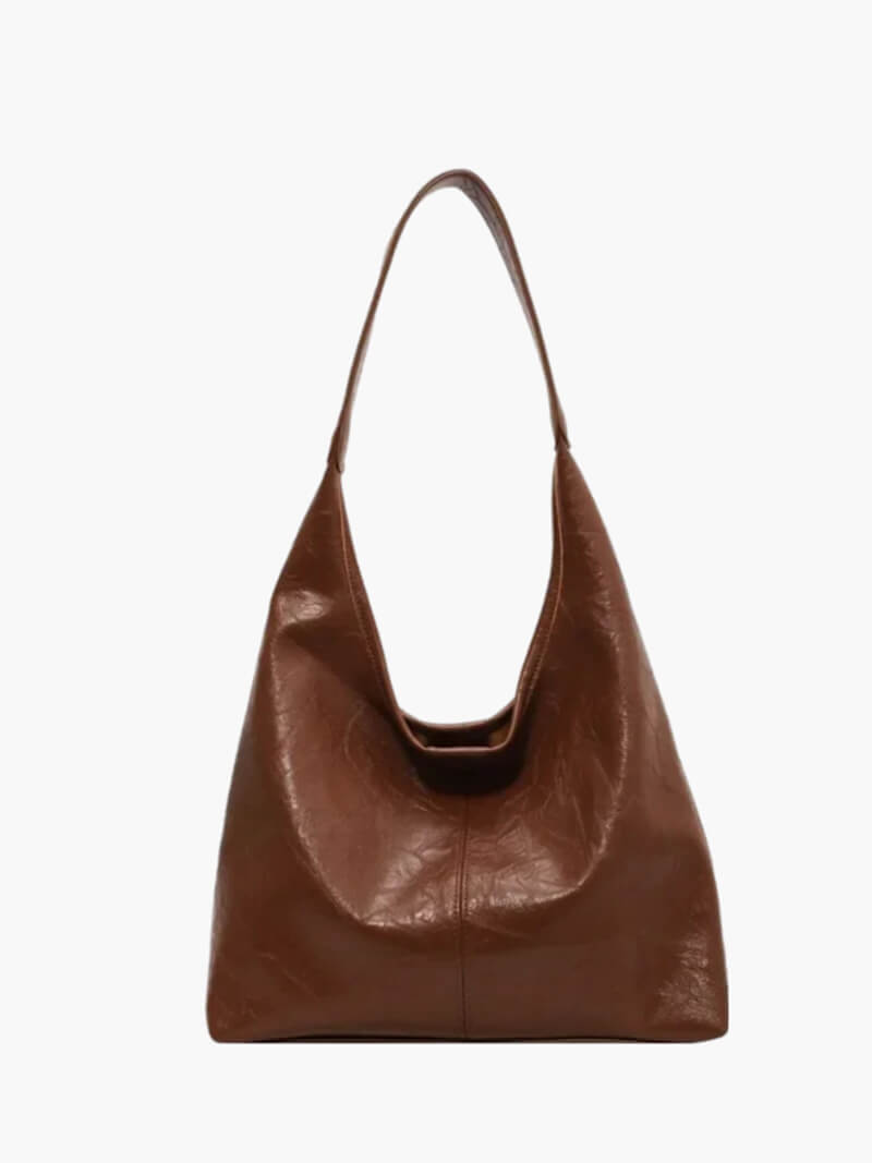 Leren schoudertas dames | Minimalistisch design van hoogwaardig leer
