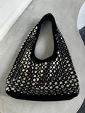 Bubble Bag | Dames schoudertas met studs en trendy speelse ronde vorm
