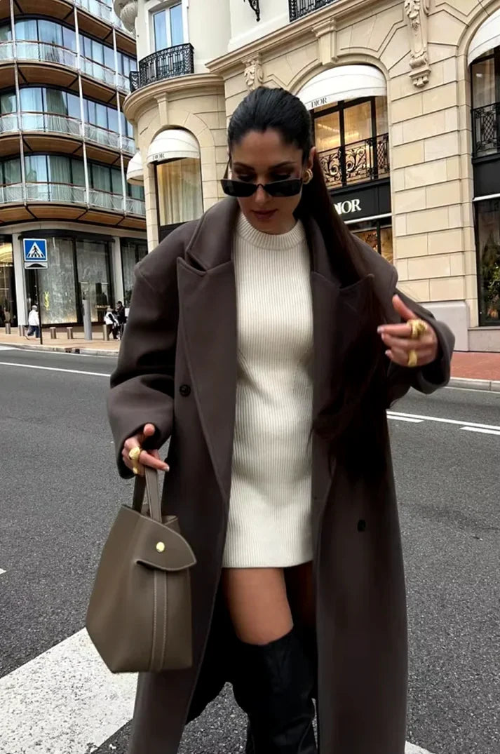 Ayesha - Oversized mantel jas