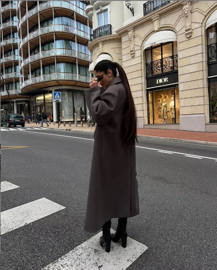 Ayesha - Oversized mantel jas