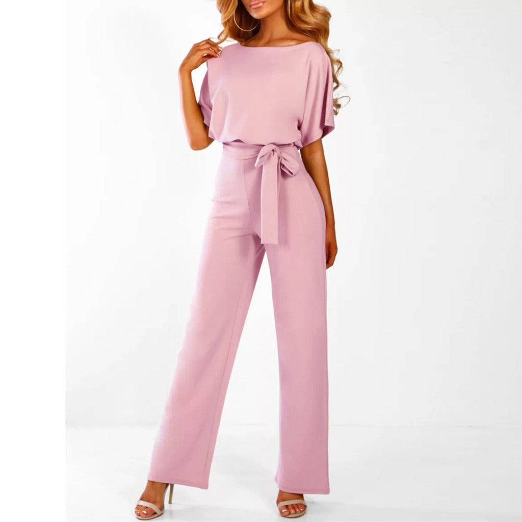 FLOOR - Dames Jumpsuit met Korte Mouwen | Perfect voor het voorjaar