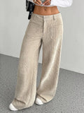 Ainsley - Makara Corduroy Broek Met Wijde Pijpen
