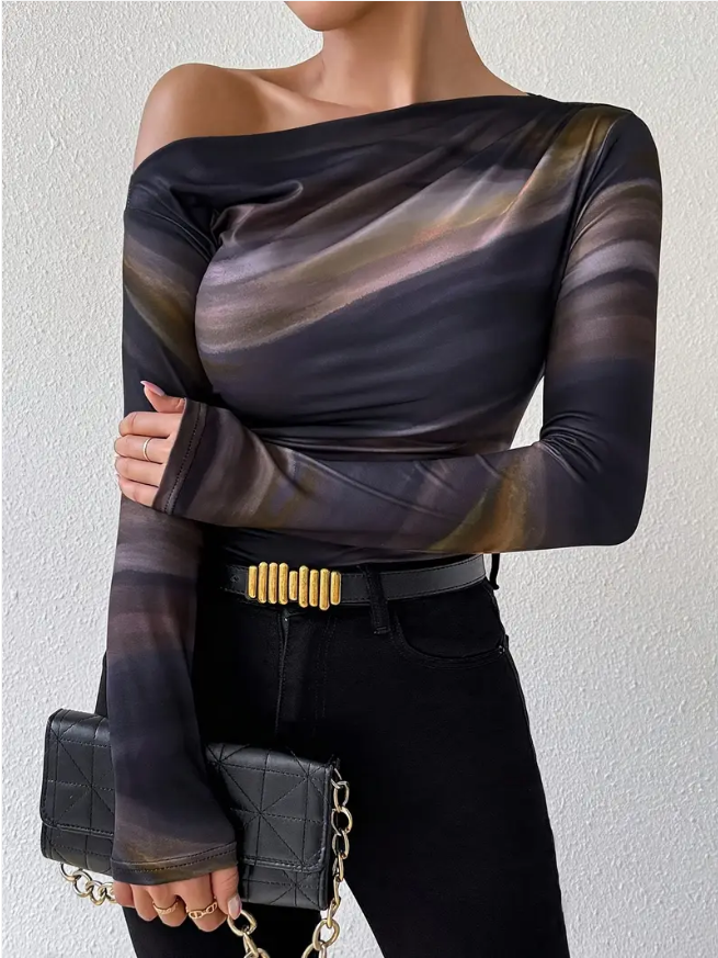 Bethany | Off-shoulder top voor dames met elegante pasvorm en moderne uitstraling