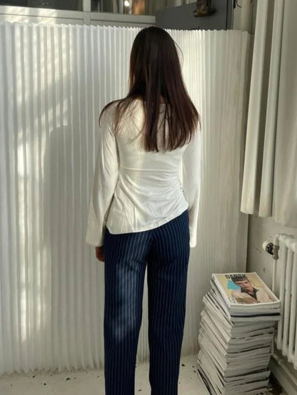 Top met knoopdetail