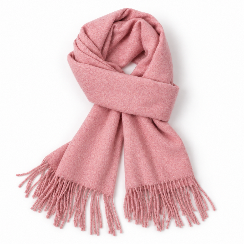 Dikra Wollen Sjaal | Dames Sjaal met Elegante Franje en Luxe Warmte