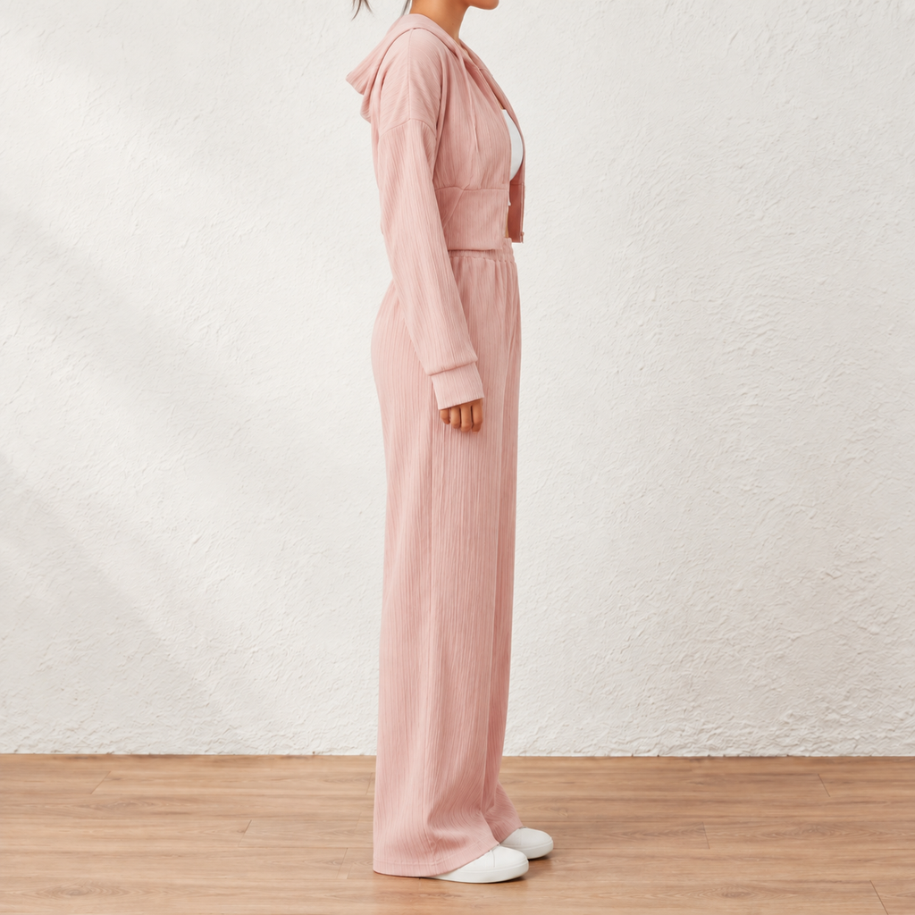 Lynda | Dames tweedelige set met stijlvolle top en comfortabele broek