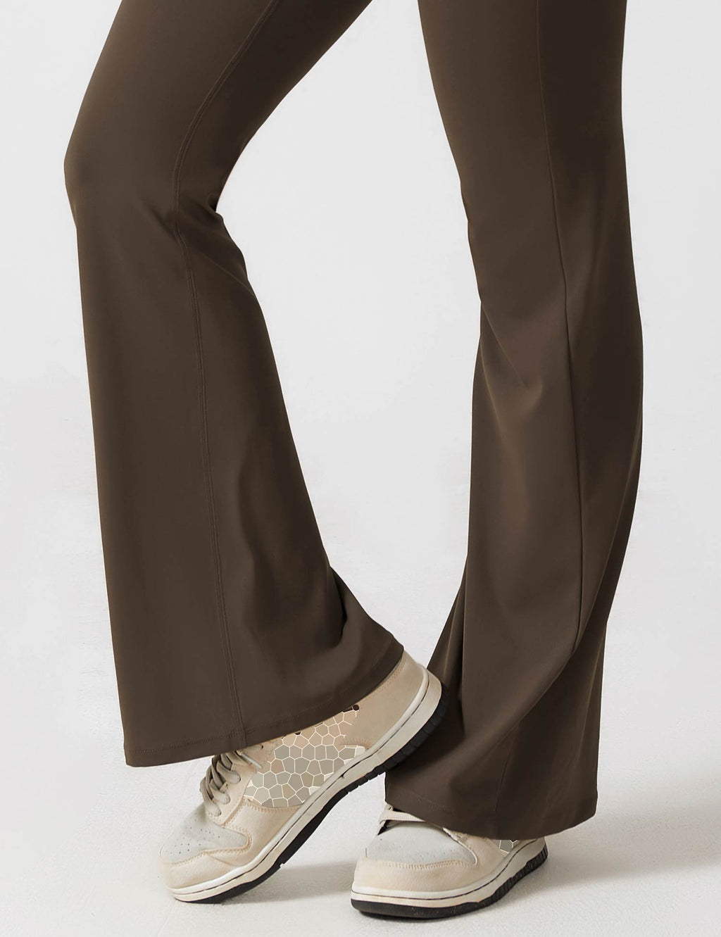 Flared Scrunched V-Back Jumpsuit voor Dames