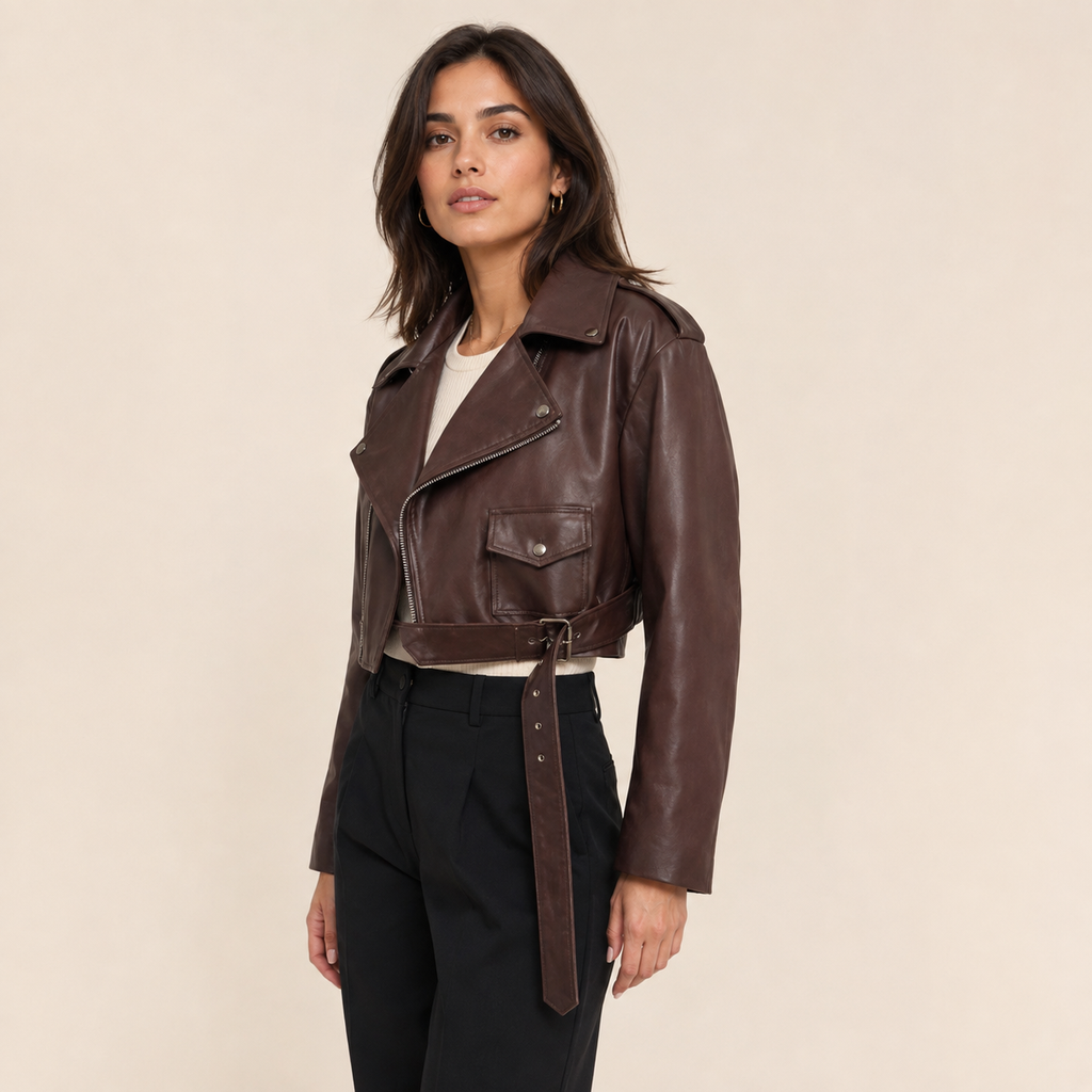 Dames Dubbelzijdige Jas – Met Capuchon, Geschikt voor Herfst en Winter